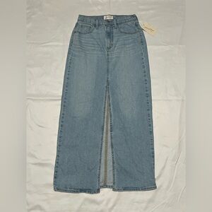 Universal Thread Women's Light Blue Denim Maxi Skirt
